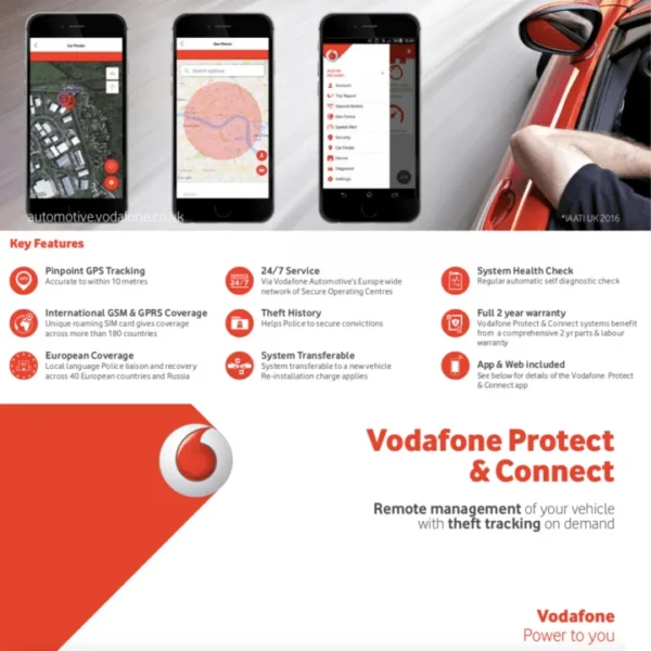 Vodafone Protect & Connect S7 VTS (Vehicle Tracking System) - Image 3